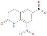 2(1H)-Quinolinone, 3,4-dihydro-6,8-dinitro-
