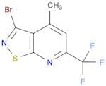 Isothiazolo[5,4-b]pyridine, 3-bromo-4-methyl-6-(trifluoromethyl)-