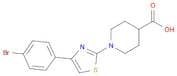 1-(4-(4-Bromophenyl)thiazol-2-yl)piperidine-4-carboxylic acid