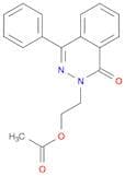1(2H)-Phthalazinone, 2-[2-(acetyloxy)ethyl]-4-phenyl-