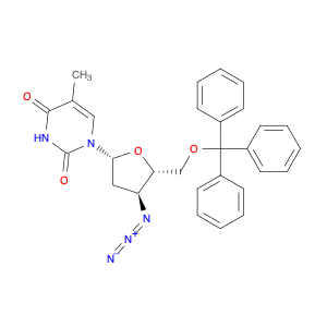 3’-Azido-5’-O-trityl-2’,3’-dideoxy-5-methyluridine