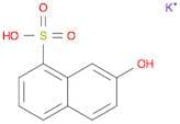 1-Naphthalenesulfonic acid, 7-hydroxy-, potassium salt (1:1)
