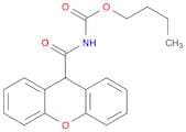 Carbamic acid, N-(9H-xanthen-9-ylcarbonyl)-, butyl ester