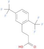 2,5-Bis(trifluoromethyl)benzenepropanoic acid