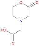 4-Morpholineacetic acid, 2-oxo-