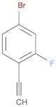 Benzene, 4-bromo-1-ethynyl-2-fluoro-