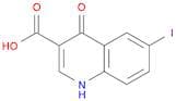 3-Quinolinecarboxylic acid, 1,4-dihydro-6-iodo-4-oxo-