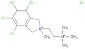 1H-Isoindolium, 4,5,6,7-tetrachloro-2,3-dihydro-2-methyl-2-[2-(trimethylammonio)ethyl]-, chloride …