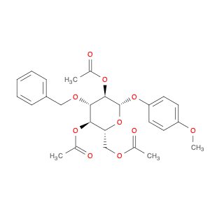 4-Methoxyphenyl 2,4,6-tri-o-acetyl-3-o-benzyl-β-d-glucopyranoside