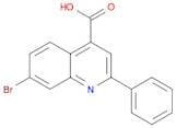 4-Quinolinecarboxylic acid, 7-bromo-2-phenyl-