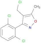 4-(Chloromethyl)-3-(2,6-dichlorophenyl)-5-methylisoxazole