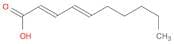 (2E,4E)-deca-2,4-dienoic acid