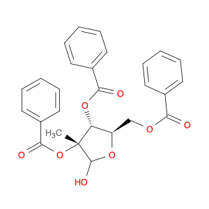 (3R,4R,5R)-5-((Benzoyloxy)methyl)-2-hydroxy-3-methyltetrahydrofuran-3,4-diyl dibenzoate