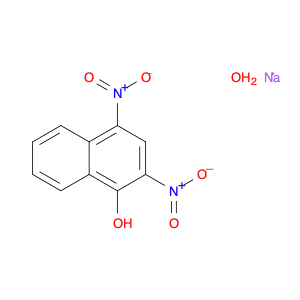 1-Naphthalenol, 2,4-dinitro-, sodium salt, hydrate (1:1:1)
