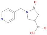 5-Oxo-1-(pyridin-4-ylmethyl)pyrrolidine-3-carboxylic acid