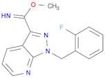 Methyl 1-(2-fluorobenzyl)-1H-pyrazolo[3,4-b]pyridine-3-carbiMidate
