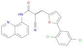 2-Propenamide, 2-cyano-3-[5-(2,5-dichlorophenyl)-2-furanyl]-N-8-quinolinyl-