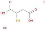 Butanedioic acid, 2-mercapto-, antimony(3+) lithium salt (3:1:6)