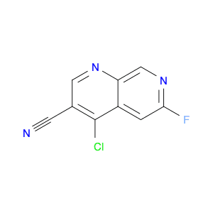 4-Chloro-6-fluoro-1,7-naphthyridine-3-carbonitrile