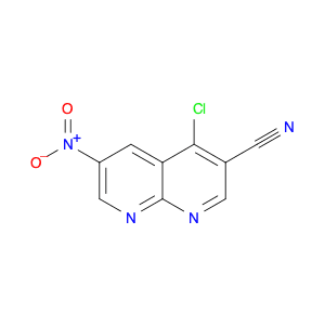 4-chloro-6-nitro-1,8-naphthyridine-3-carbonitrile