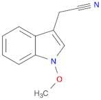 1H-Indole-3-acetonitrile, 1-methoxy-