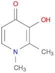 4(1H)-Pyridinone, 3-hydroxy-1,2-dimethyl-