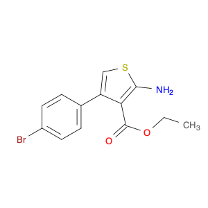 3-Thiophenecarboxylic acid, 2-amino-4-(4-bromophenyl)-, ethyl ester