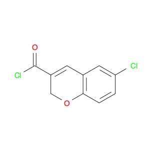 2H-1-Benzopyran-3-carbonyl chloride, 6-chloro-
