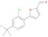 5-[2-chloro-4-(trifluoromethyl)phenyl]furan-2-carbaldehyde