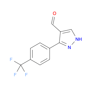 3-[4-(Trifluoromethyl)phenyl]-1H-pyrazole-4-carbaldehyde