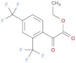 Benzeneacetic acid, α-oxo-2,4-bis(trifluoromethyl)-, ethyl ester