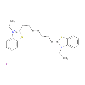 Benzothiazolium, 3-ethyl-2-[7-(3-ethyl-2(3H)-benzothiazolylidene)-1,3,5-heptatrien-1-yl]-, iodide …