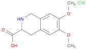 3-Isoquinolinecarboxylic acid, 1,2,3,4-tetrahydro-6,7-dimethoxy-, hydrochloride (1:1)