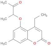 4-Ethyl-7-methyl-5-((3-oxobutan-2-yl)oxy)-2H-chromen-2-one