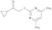 1-Cyclopropyl-2-((4,6-dimethylpyrimidin-2-yl)thio)ethanone