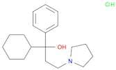 1-Pyrrolidinepropanol, α-cyclohexyl-α-phenyl-, hydrochloride (1:1)