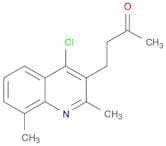 4-(4-Chloro-2,8-dimethylquinolin-3-yl)butan-2-one