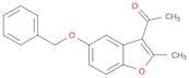 Ethanone, 1-[2-methyl-5-(phenylmethoxy)-3-benzofuranyl]-