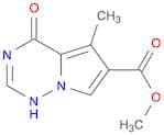 Pyrrolo[2,1-f][1,2,4]triazine-6-carboxylic acid, 1,4-dihydro-5-methyl-4-oxo-, methyl ester