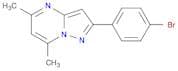2-(4-Bromophenyl)-5,7-dimethylpyrazolo[1,5-a]pyrimidine