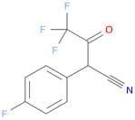 4,4,4-Trifluoro-2-(4-fluorophenyl)-3-oxobutanenitrile