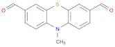 10H-Phenothiazine-3,7-dicarboxaldehyde, 10-methyl-