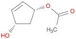 (1R,4S)-4-hydroxycyclopent-2-enyl acetate