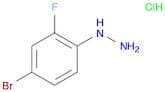 (4-bromo-2-fluorophenyl)hydrazine hydrochloride