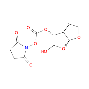 [(3R,3aS,6aR)-Hydroxyhexahydrofuro[2,3-b]furanyl] Succinimidyl Carbonate