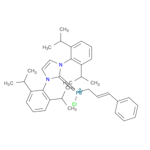 (1,3-Bis(2,6-diisopropylphenyl)-1H-imidazol-2(3H)-ylidene)chloro(cinnamyl)palladate(II)