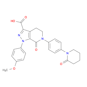 1-(4-Methoxyphenyl)-7-oxo-6-(4-(2-oxopiperidin-1-yl)phenyl)-4,5,6,7-tetrahydro-1H-pyrazolo[3,4-c]p…