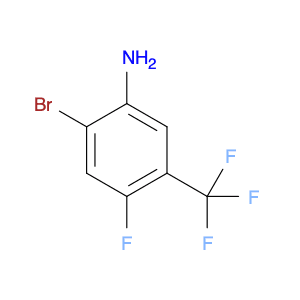 2-Bromo-4-fluoro-5-(trifluoromethyl)benzenamine