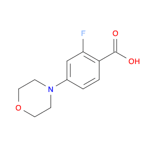 2-Fluoro-4-morpholinobenzoic acid
