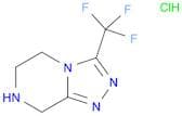 3-(Trifluoromethyl)-5,6,7,8-tetrahydro-[1,2,4]triazolo[4,3-a]pyrazine, HCl